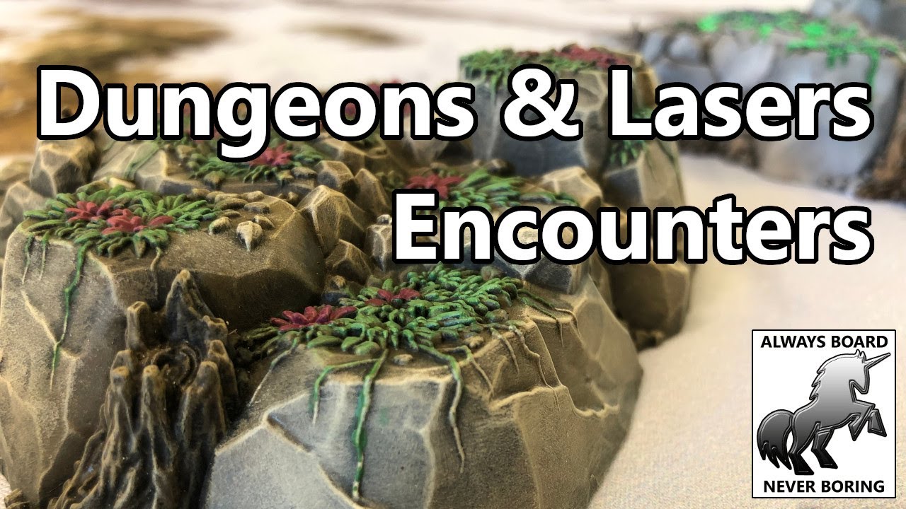Dungeons and Lasers Encounters Live on Gamefound | Campaign Overview & Painting Terrain | Sponsored