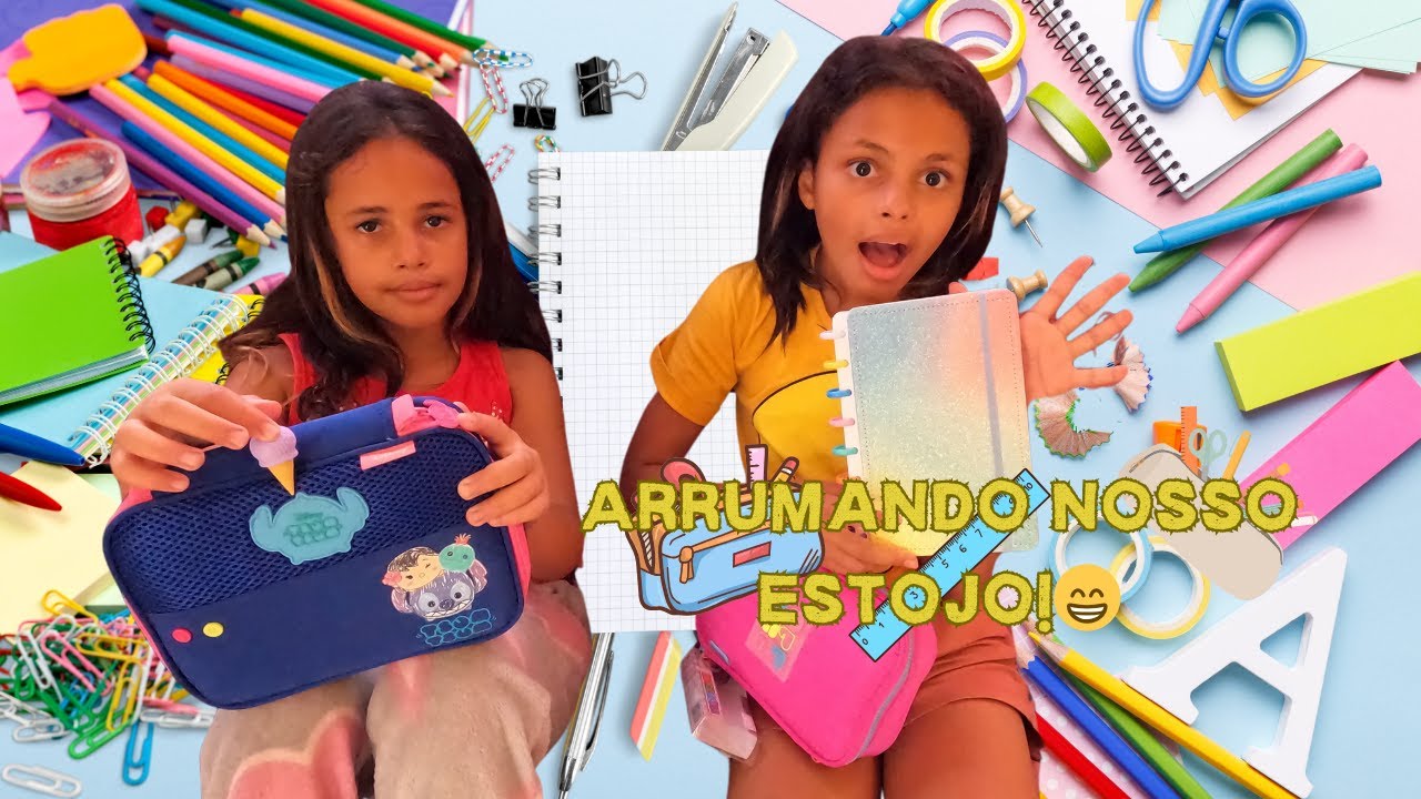 Arrumando Nosso Estojo Para Volta As Aulas!!