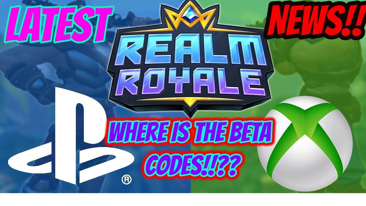 REALM ROYALE ON PS4 & XBOX ONE IS FINALLY HERE! LATEST NEWS!! (where is the BETA CODE'S?)