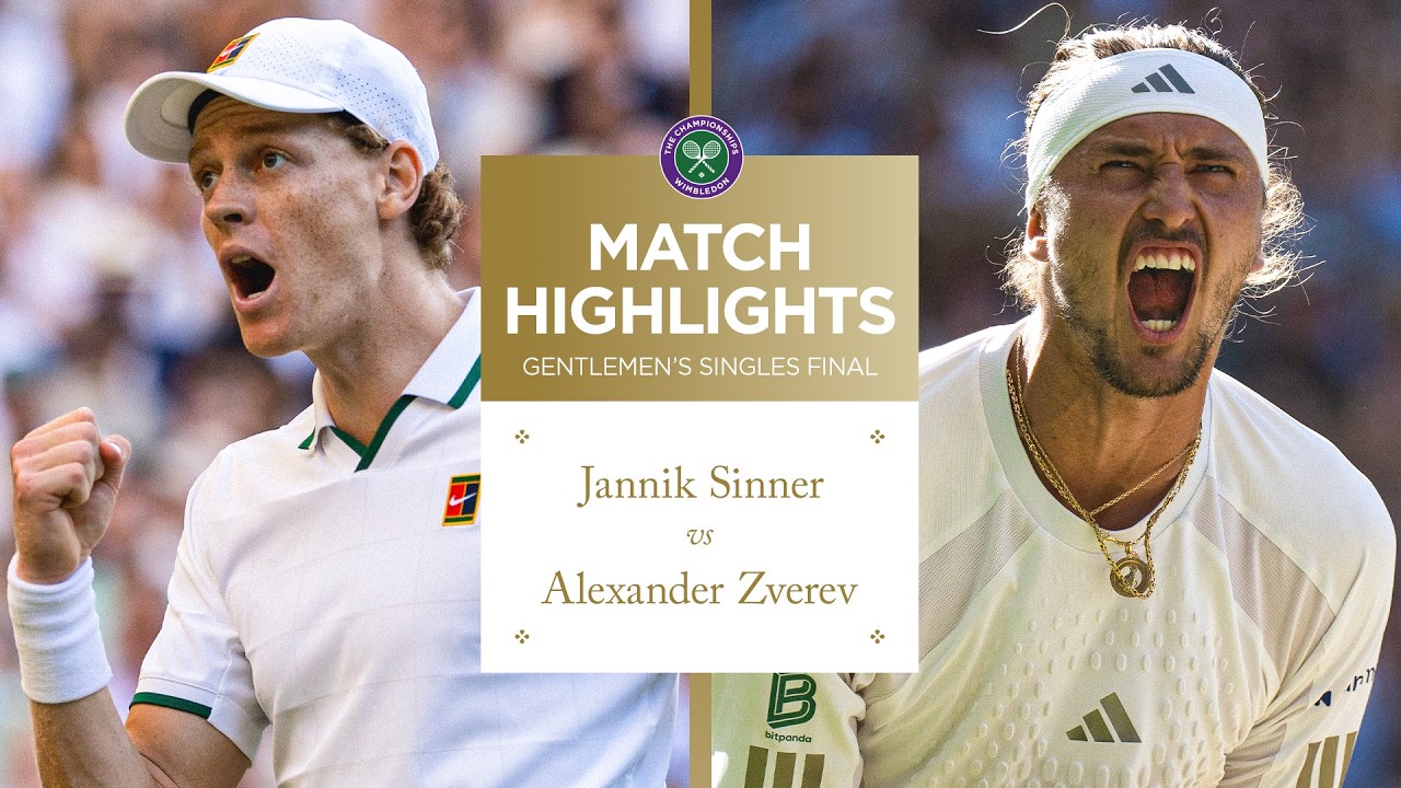 An UNFORGETTABLE Final! | Jannik Sinner v Alexander Zverev | Extended Highlights | Wimbledon 2026