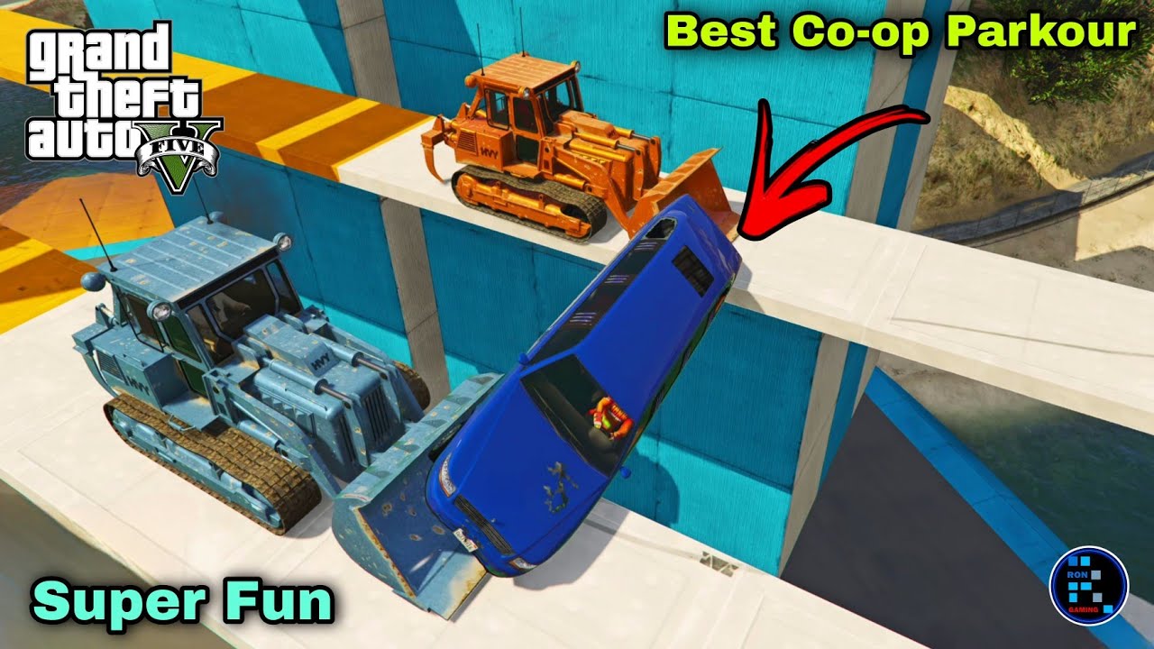 [Hindi] GTA V | Best Co-op Parkour Ever Super Fun #2