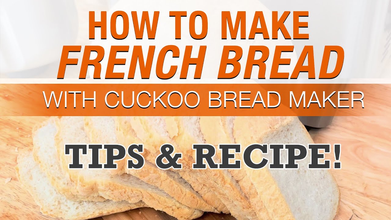How to make French Bread using Cuckoo Bread Maker / 쿠쿠 제빵기로 바게트 빵 만들기