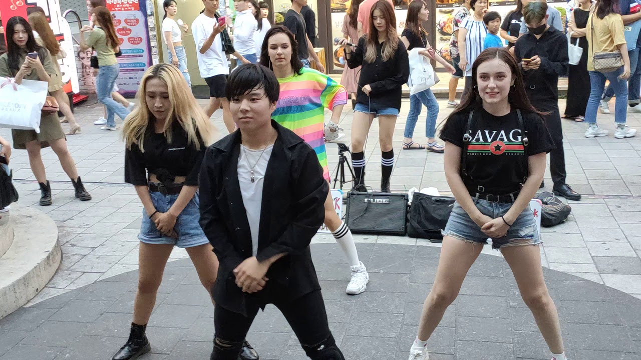 RED SPARK💖. HYOLYN 'DALLY', PSY 'NEW FACE' COVER. ENJOYING HILARIOUS BUSKING.