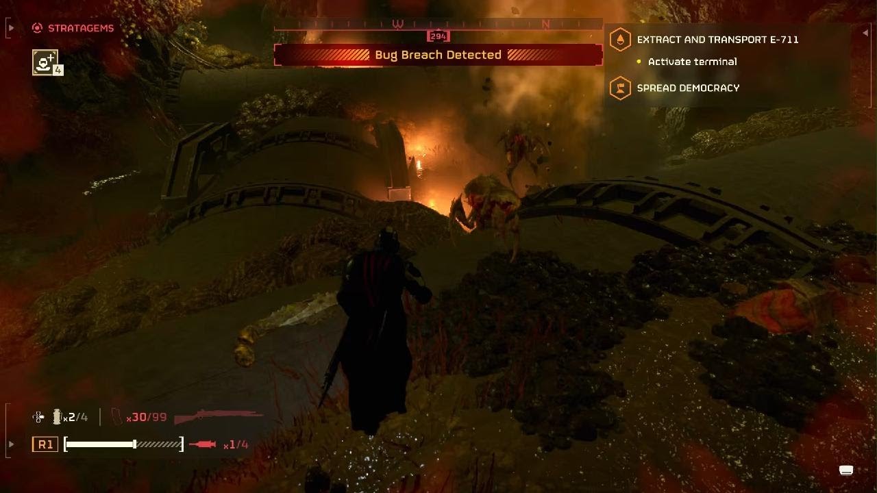 Battle at Oshaune Underground E-711 Facility