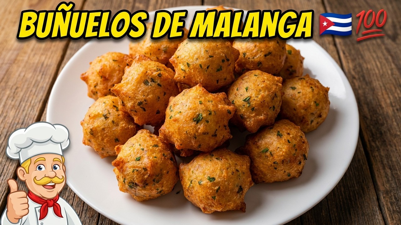 Buñuelos de Malanga Paso a paso