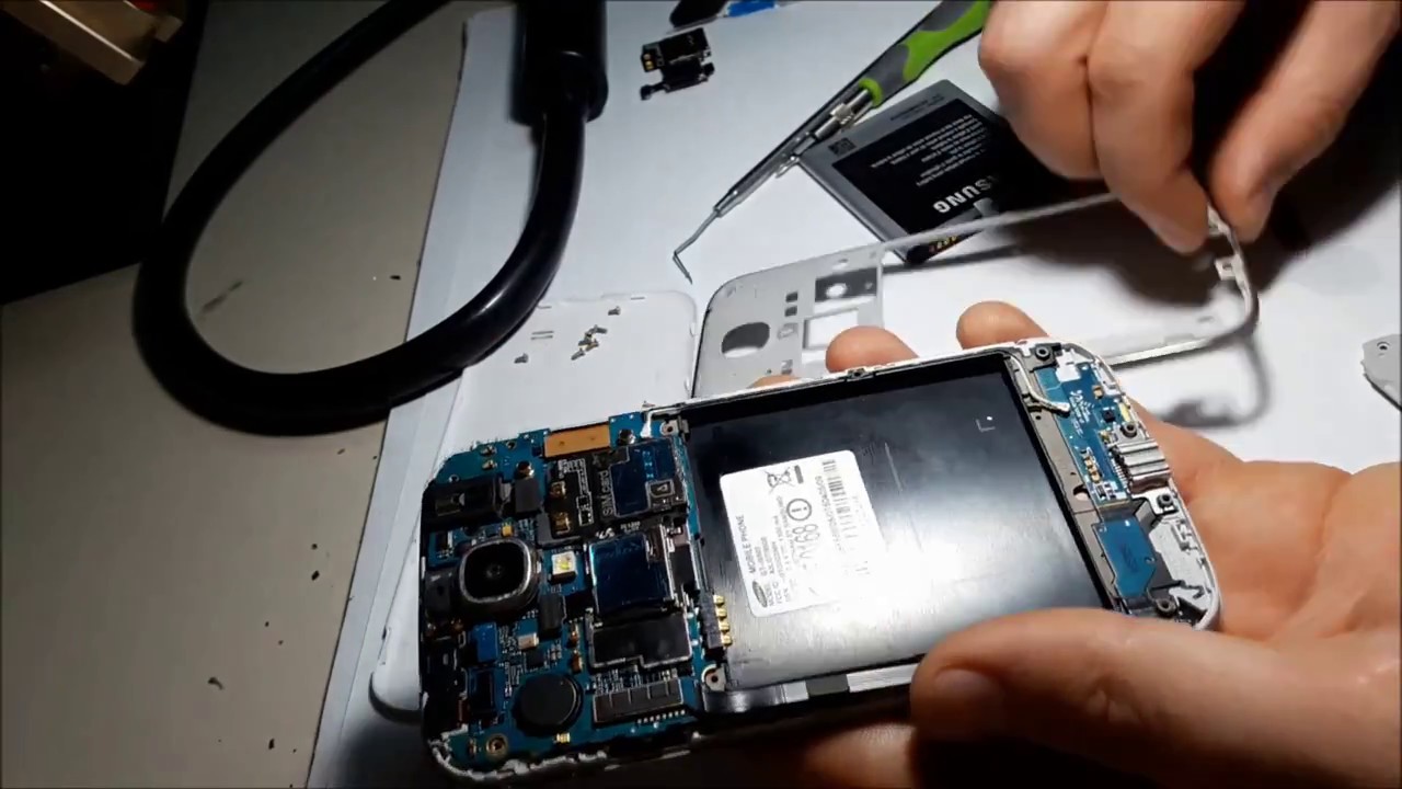 Galaxy S4 GT I9505\9500\9506 Wymiana Slotu SIM \ MicroSD replacement