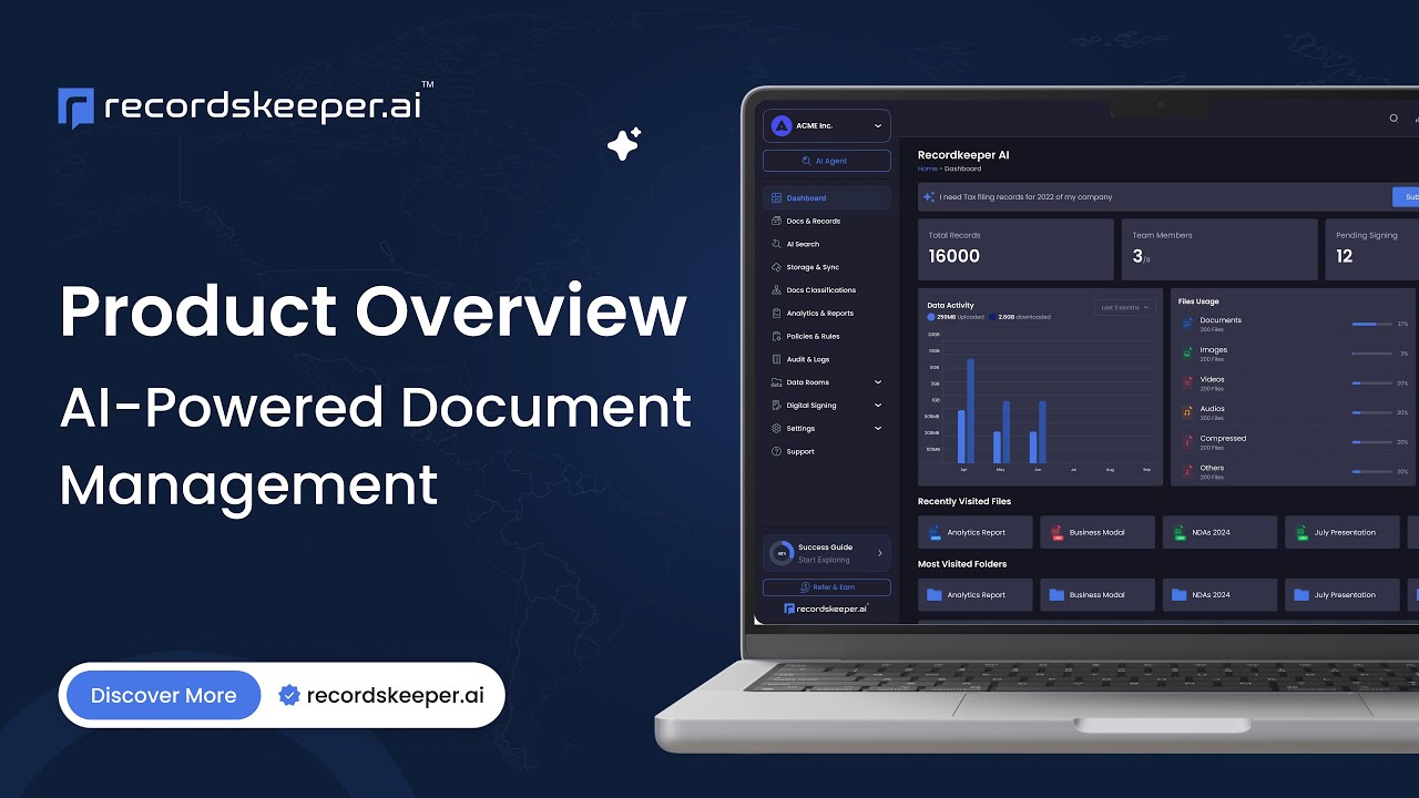 RecordsKeeper.AI Product Overview | AI-Powered Document Management