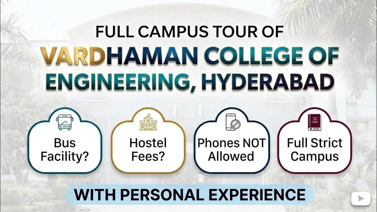 Vardhaman College of Engineering Full Campus tour # Vardhaman College Full Information #engineering