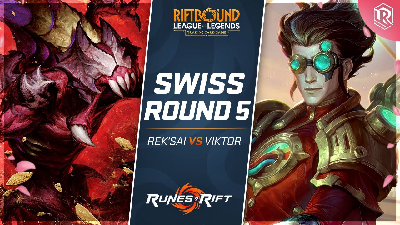 Rek'Sai vs Viktor - Round 5 | Riftbound Spiritforged Tournament 8