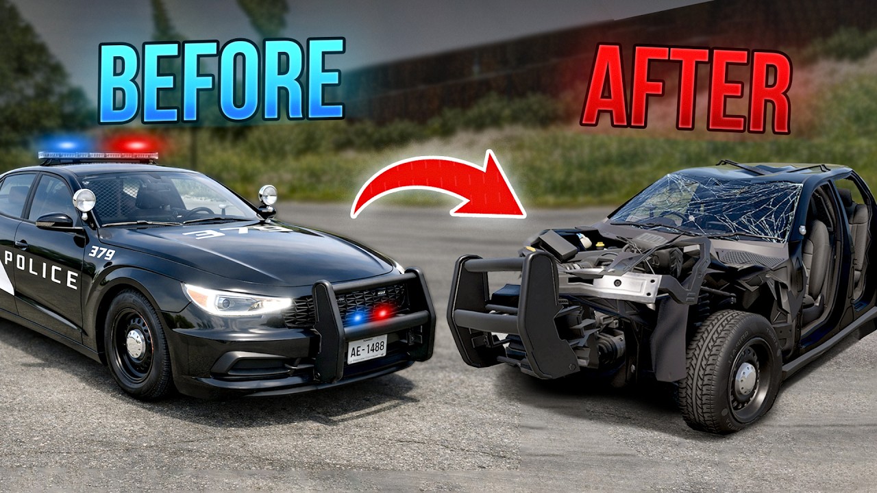 Police Car Destruction Test – How Much Damage Until Total Failure?