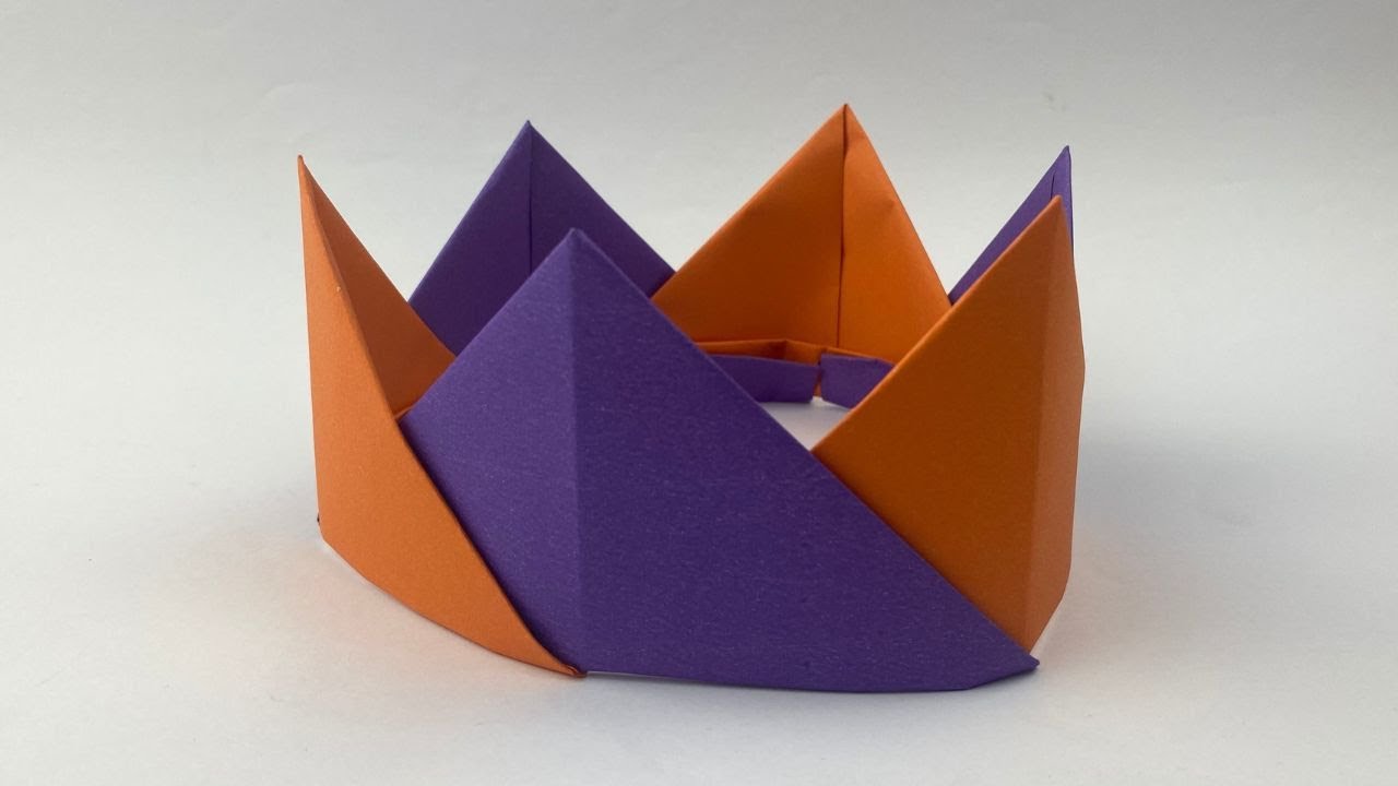 Corona Reale di Carta – Tutorial Facile per Creare una Corona Origami per Bambini