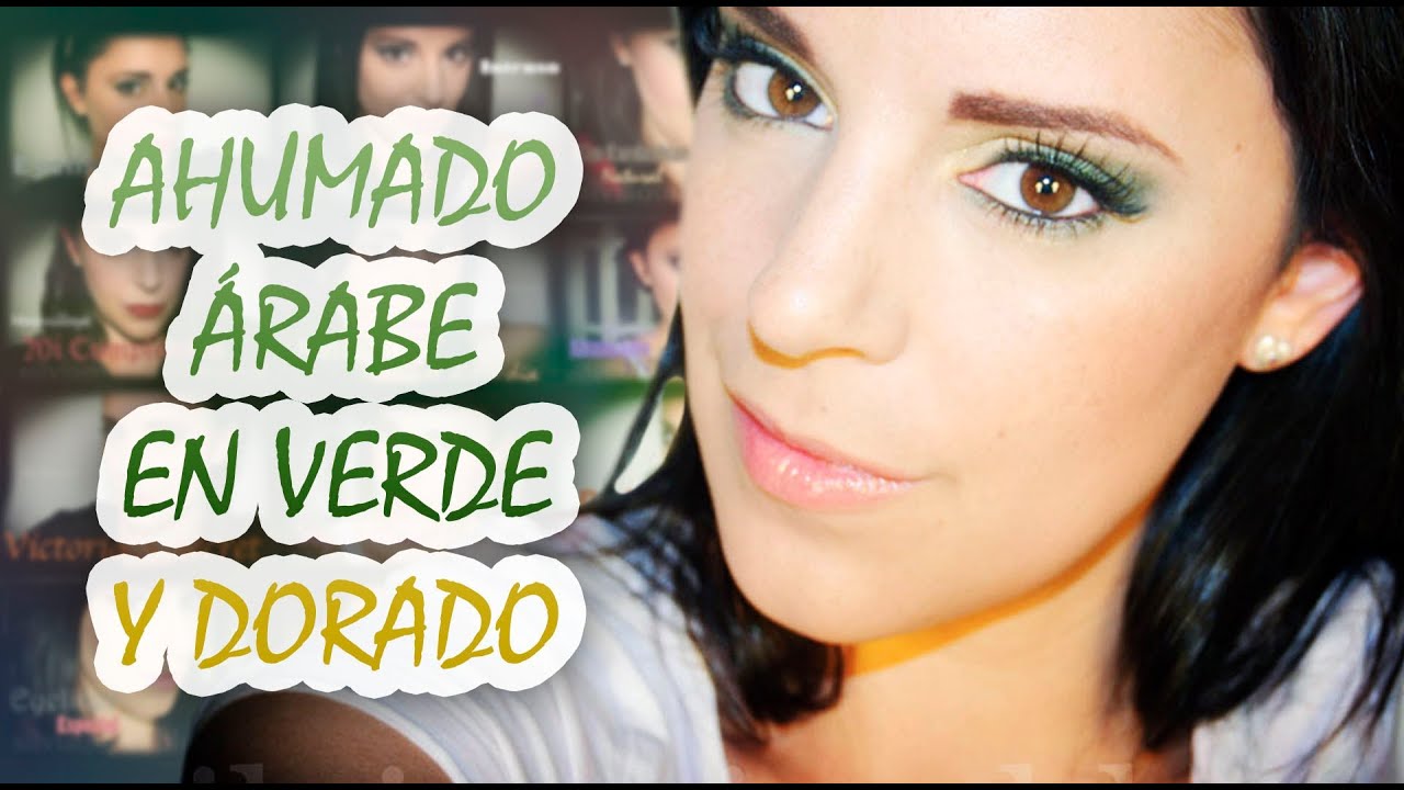 Árabe dorado y verde maquillaje intenso, Intensos #90 | Silvia Quiros
