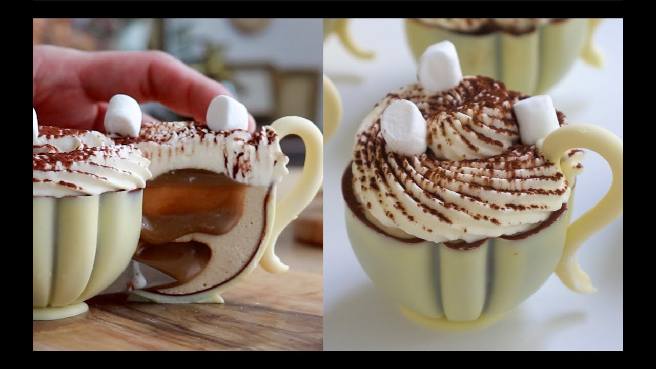 カップごと食べられる！カプチーノケーキの作り方✴︎✴︎How to make Cappuccino Cake✴︎ベルギーより#188