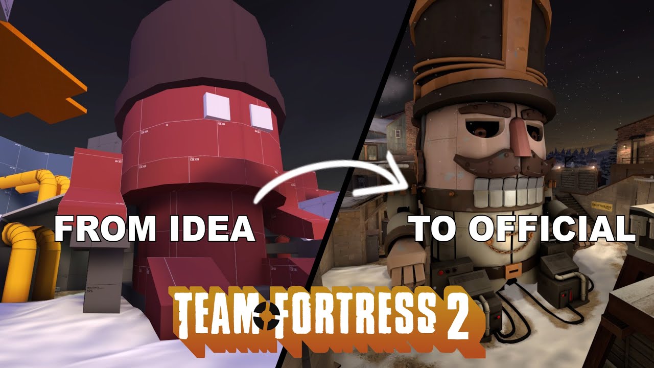How Nutcracker Became an Official TF2 Map (Layout, Detailing & Voice Acting) #tf2