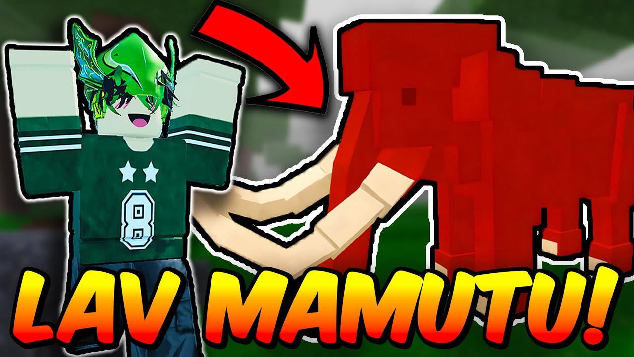 ALEVLİ MAMUT EĞİTTİM! MAMUT NASIL EĞİTİLİR? - Roblox Ormanda 99 Gece