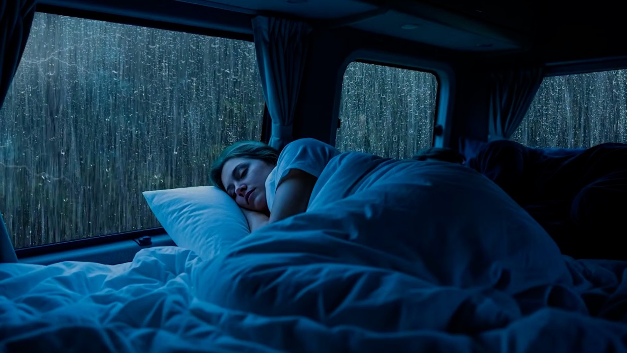 Sleep Instantly with Heavy Rain 🌧️ Rain Sounds for Sleeping – Fast Sleep & Stress Relief (10 Hours)