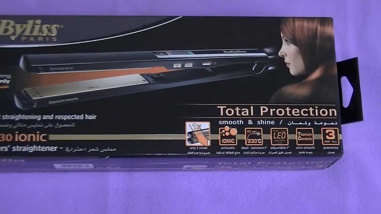 BaByliss ipro 230 ionic Hair Straightener - Unboxing (1080p HD)