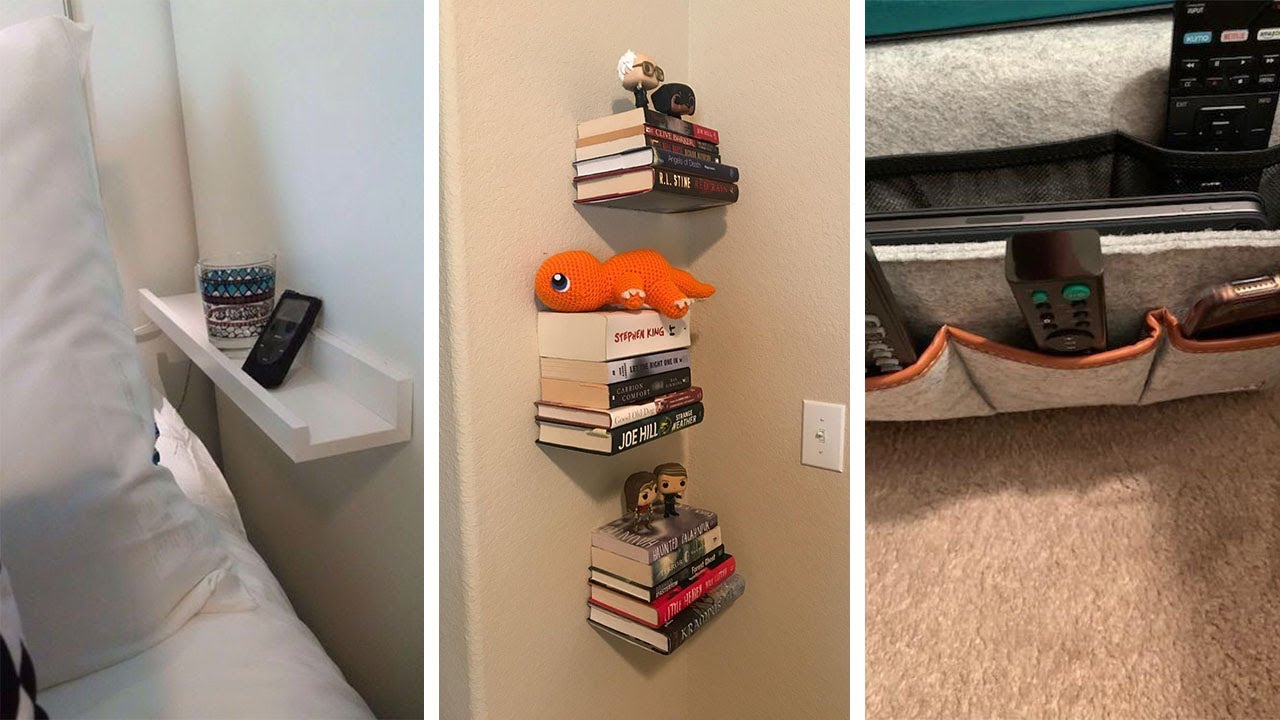 23 умные идеи по оптимизации хранения в маленькой спальне
