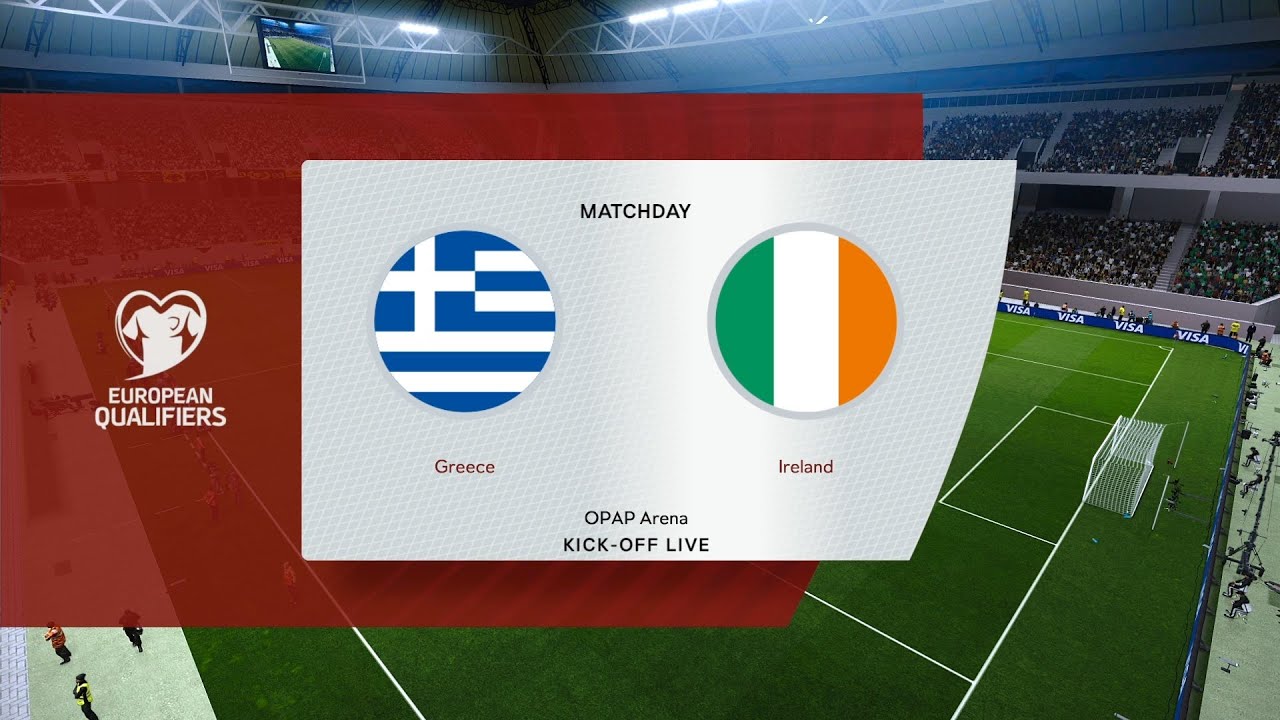 Greece vs Ireland | OPAP Arena | European Qualifiers | PES 2021
