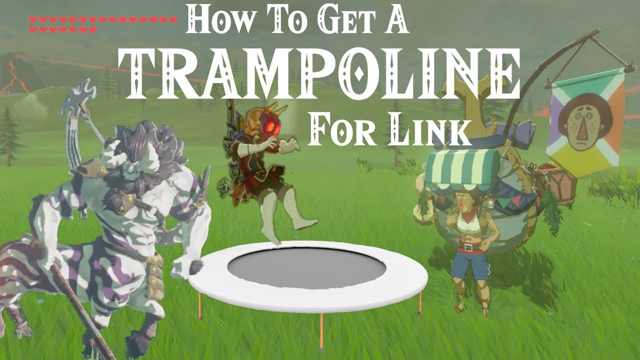 How to Get Link a Trampoline | The Legend of Zelda: Breath of the Wild