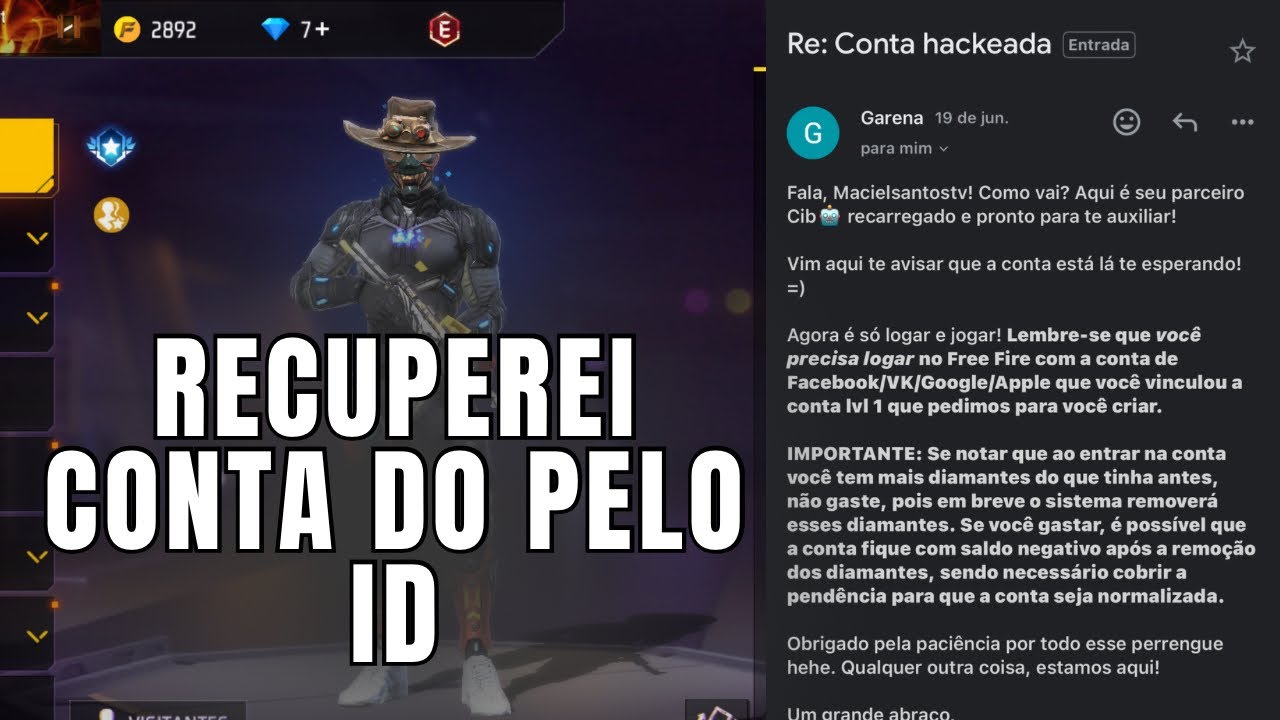 COMO RECUPERAR CONTA DO FREE FIRE PELO ID 2025