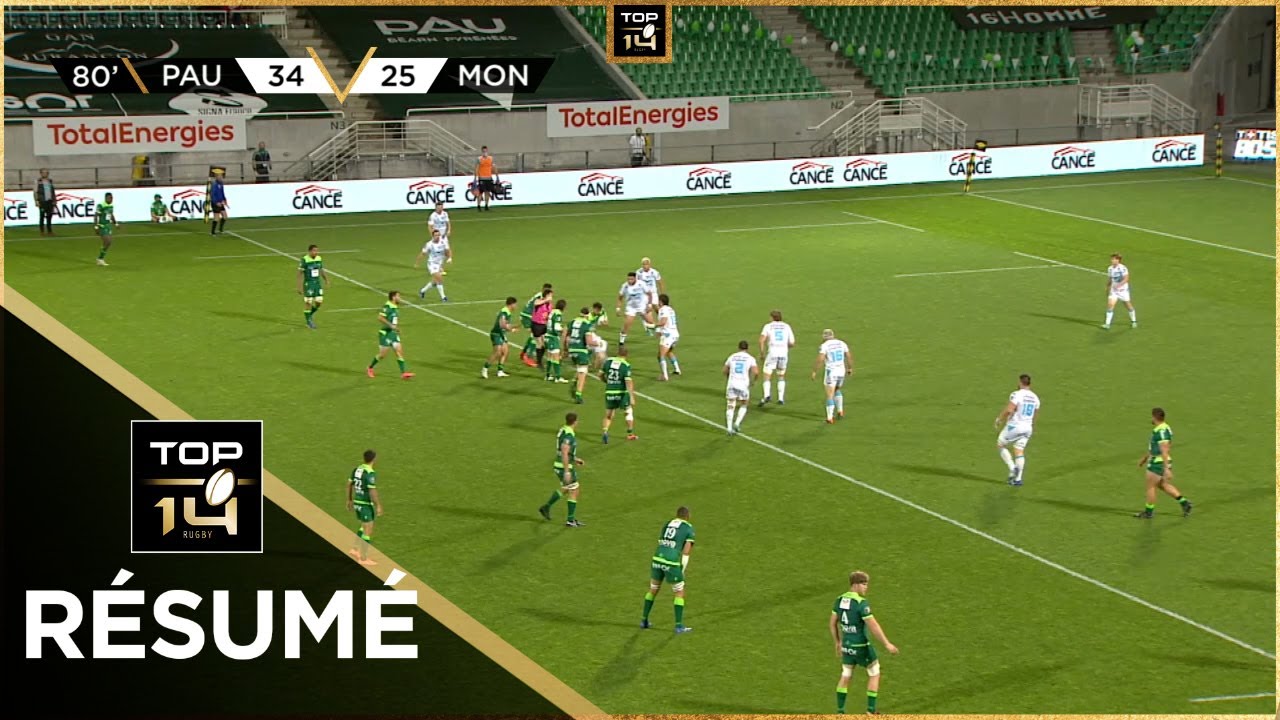 TOP 14 - R&eacute;sum&eacute; Section Paloise-Montpellier H&eacute;rault Rugby: 41-25 - J26 - Saison 2020/2021