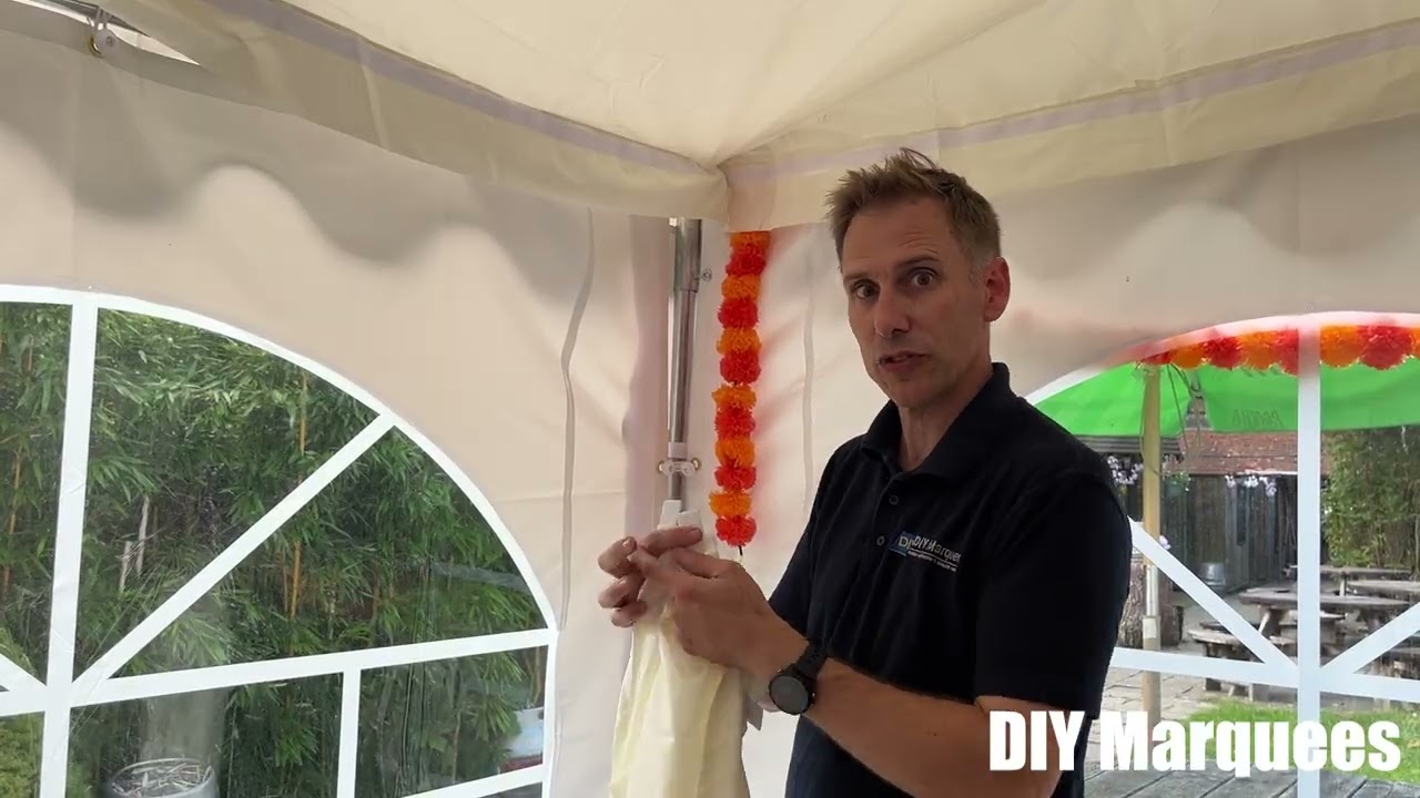 How to Fit Marquee Wall Linings | DIY Marquees