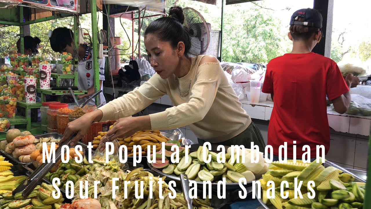 Most Popular Cambodian Sweet and Sour Fruits | Health Fruits and Snacks