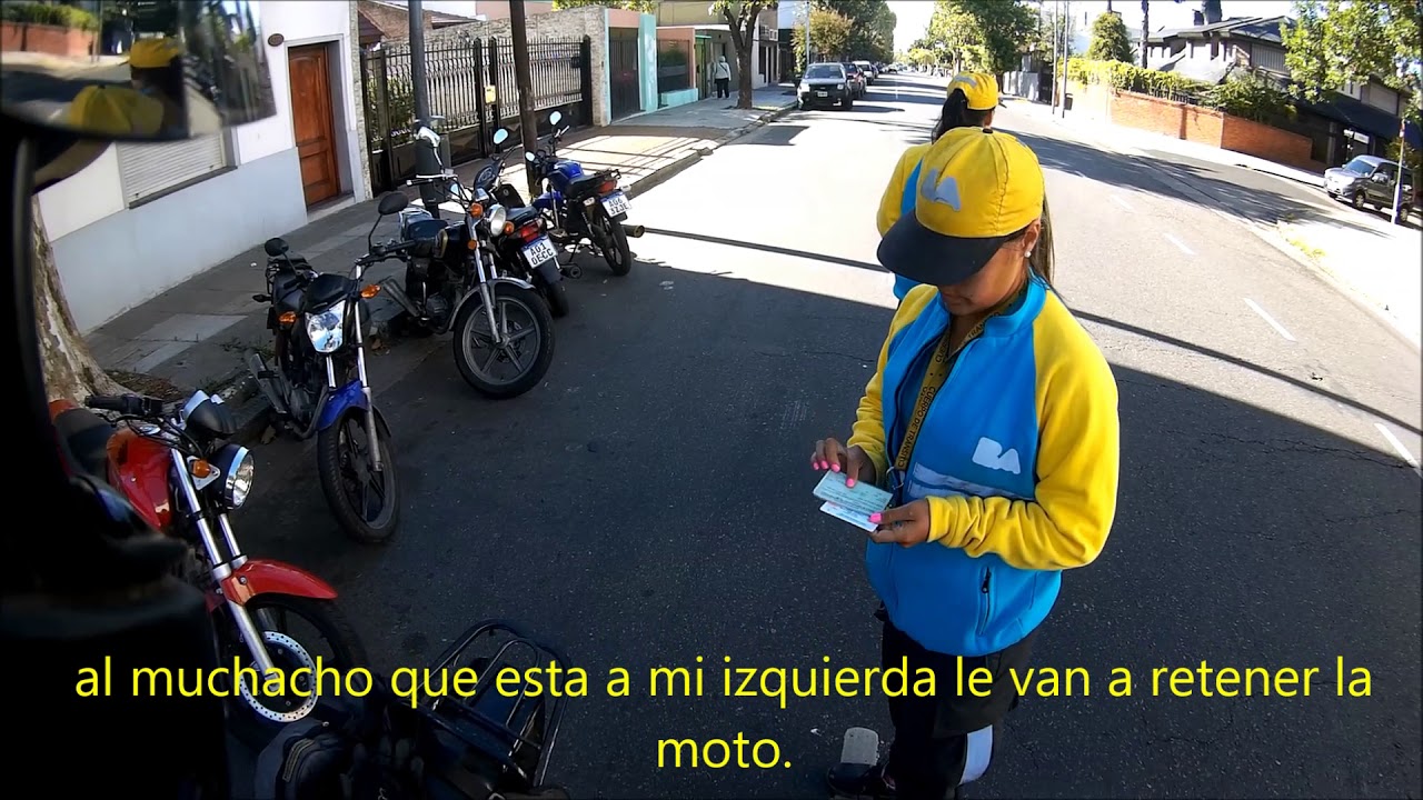 peligro!!, control policial / Danger!!, police control. Argentina. Motovlog