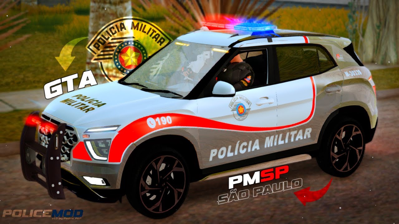 🚔SAIUU!! NOVO GTA SAN ANDREAS MOD POL&Iacute;CIA DE S&Atilde;O PAULO | PMESP | ATUALIZADO SEM CRASH!🔥