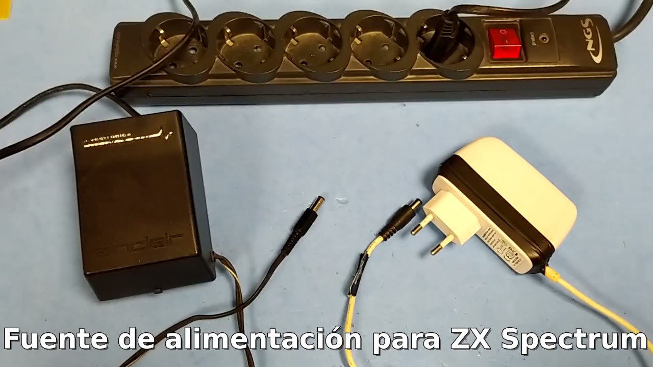 Sin fuente de alimentación para ZX Spectrum.