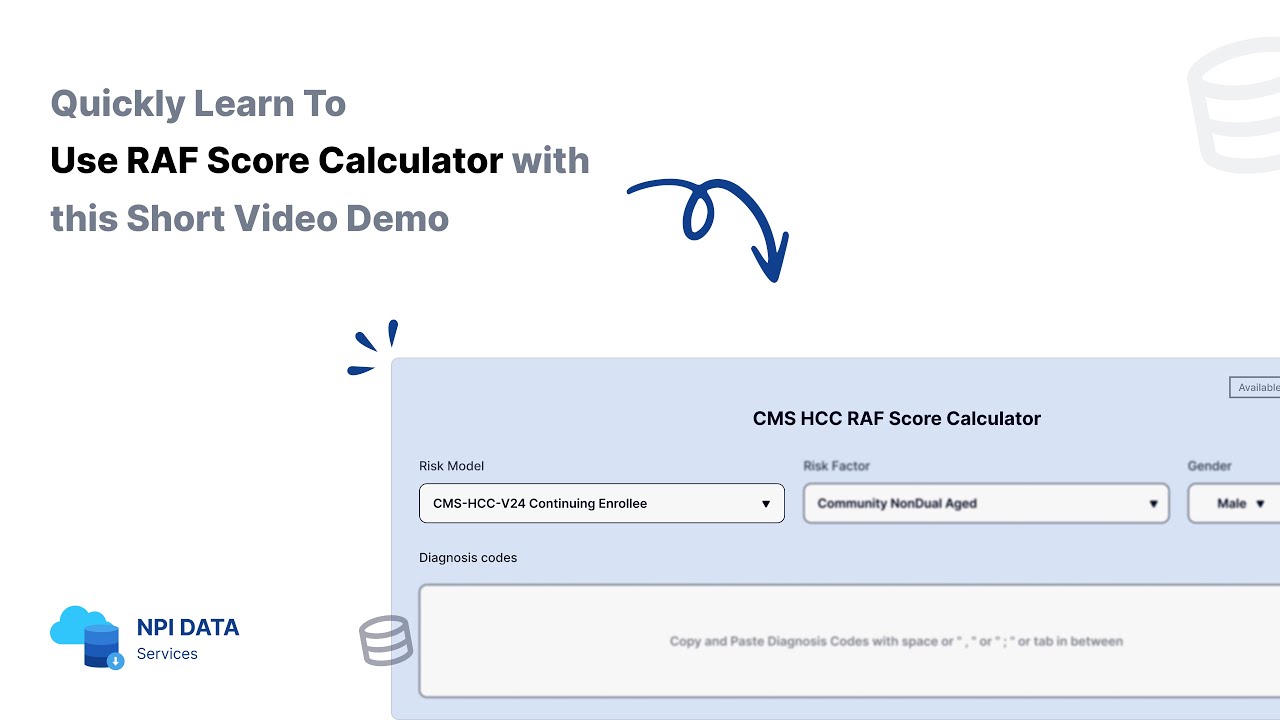 Quickly Learn To Use RAF Score Calculator with this Short Video Demo