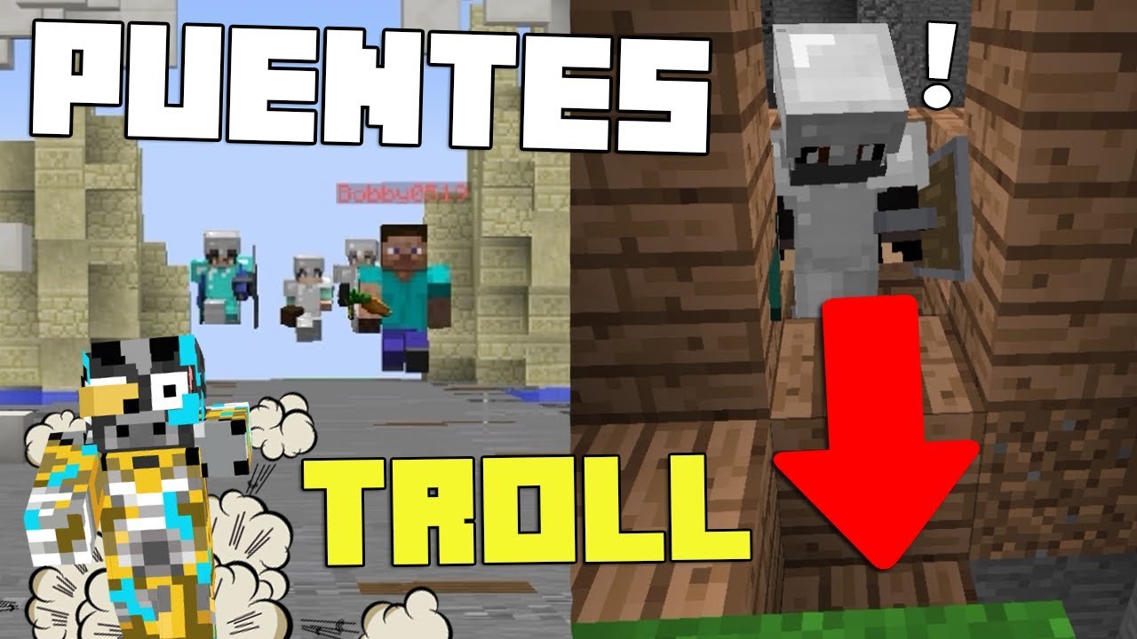 PUENTES TROLL EN UNA CASA TRAMPA PARA MINECRAFT