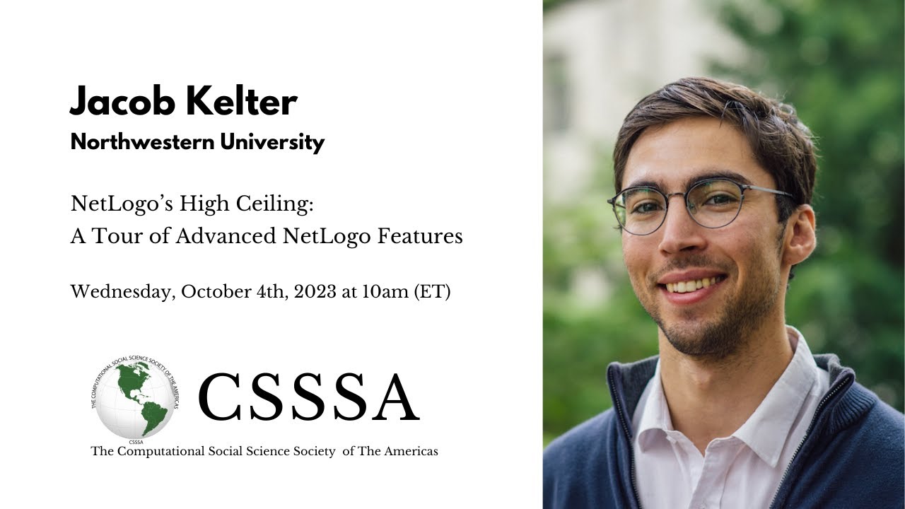[CSSSA Tutorial] NetLogo's High Ceiling: A Tour of Advanced NetLogo Features