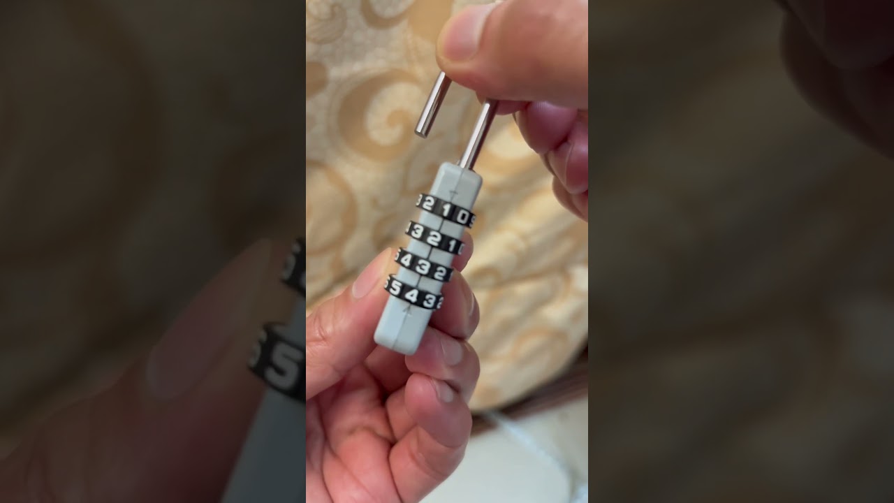 How to set combination code for new padlock?