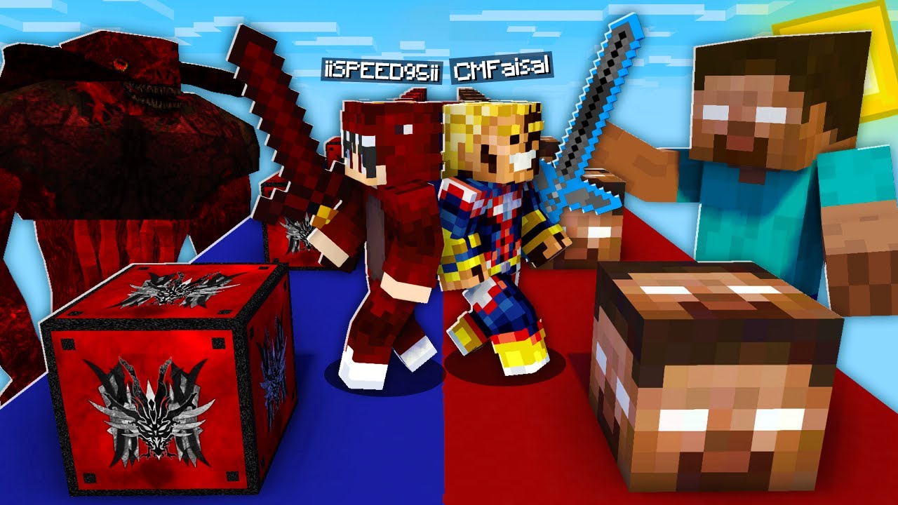 ماين كرافت بلوكات حظ الوحوش ! 🔥 | هيرو براين ضد الوحوش ! 😱