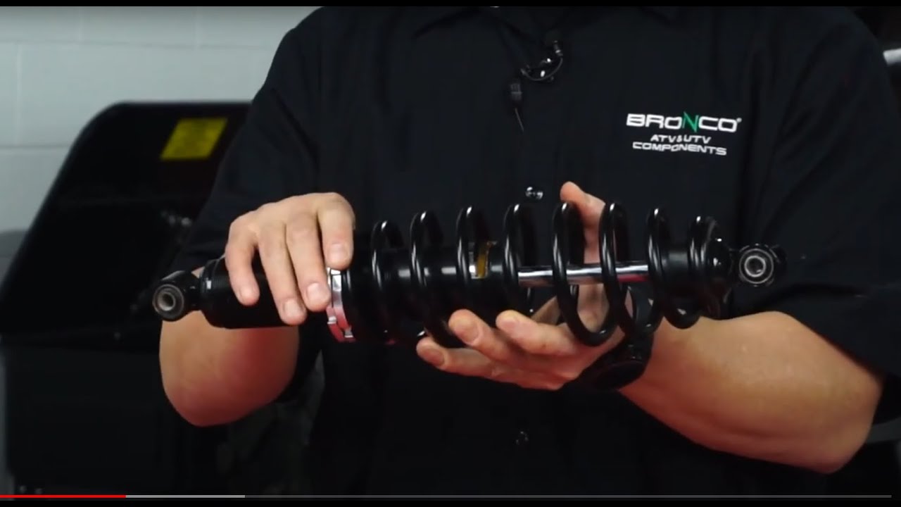 HOW TO ADJUST AND INSTALL ATV UTV SHOCK - BRONCO ATV AND UTV COMPONENTS