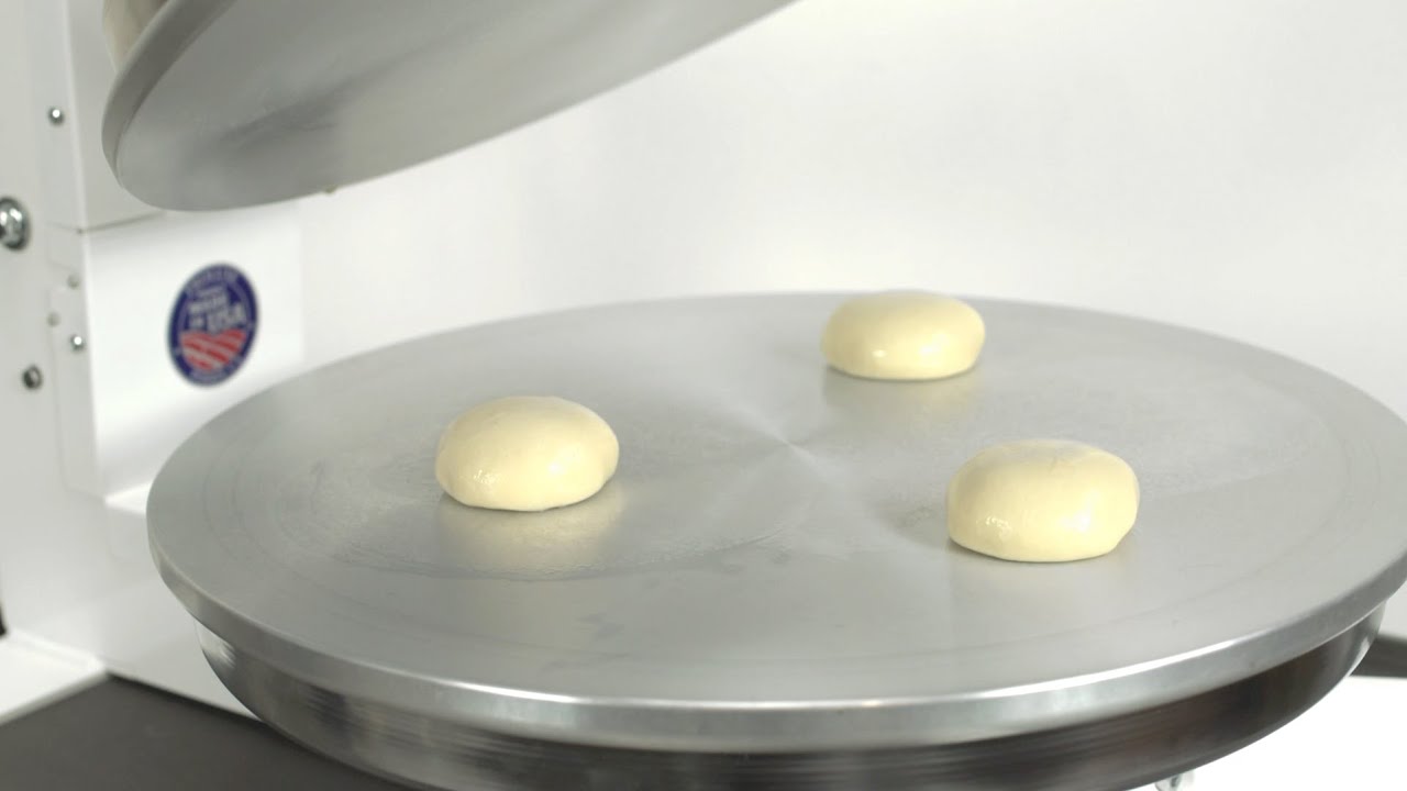 Press Fresh Flour Tortillas with Dough Press - Flex X2T