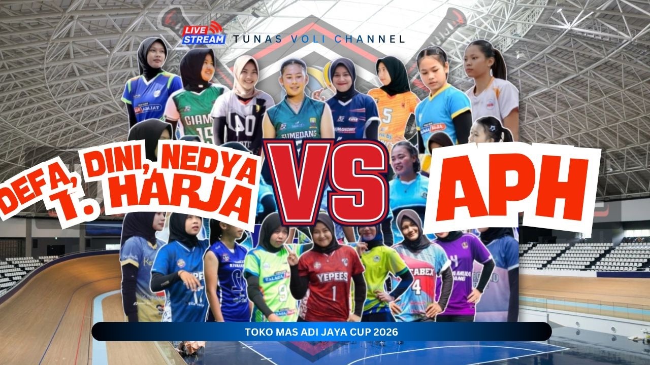 (LIVE) T.HARJA (DEFA,DINI,NEDYA) VS APH // TOKO MAS ADI JAYA CUP