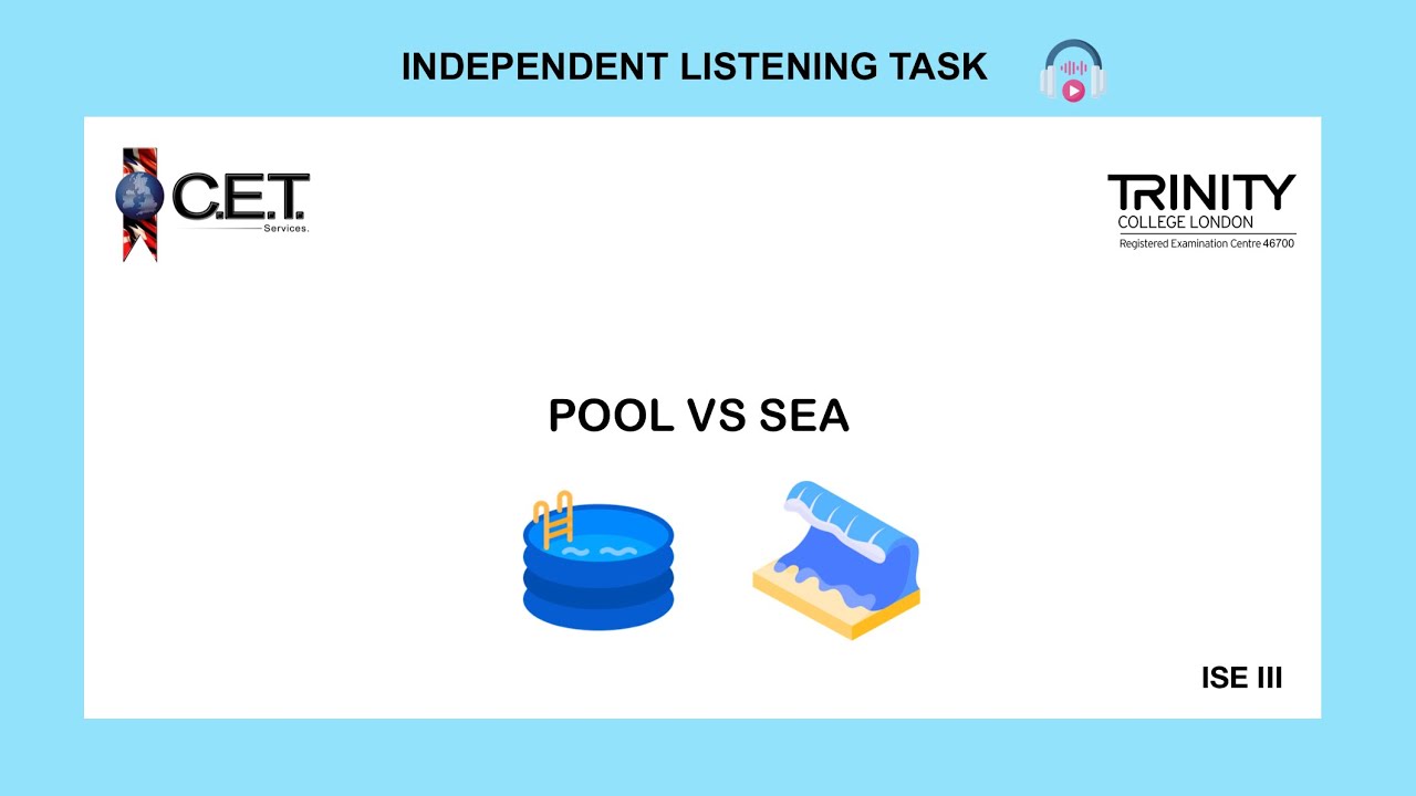 ISE III - POOL VS SEA SWIMMING