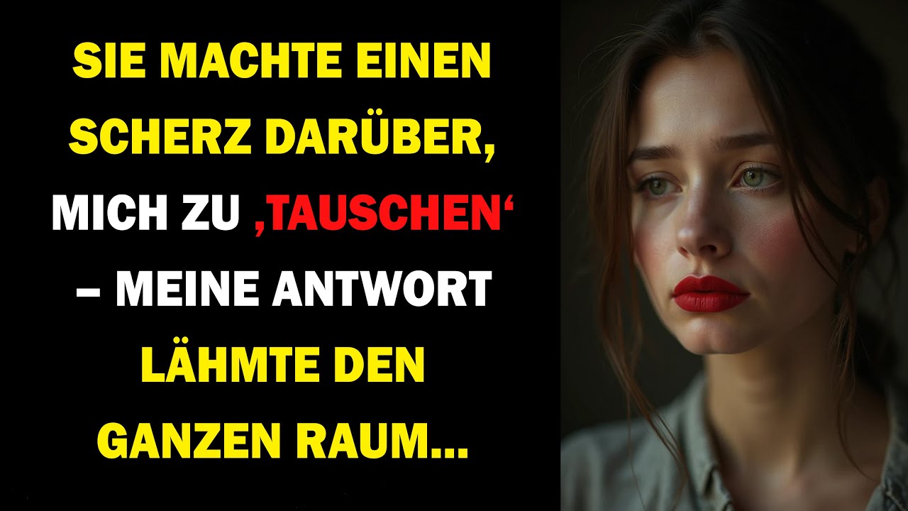 MEINE FRAU MACHTE EINEN SCHERZ DARÜBER, MICH ZU TAUSCHEN – DOCH MEINE ANTWORT SCHOCKIERTE SIE