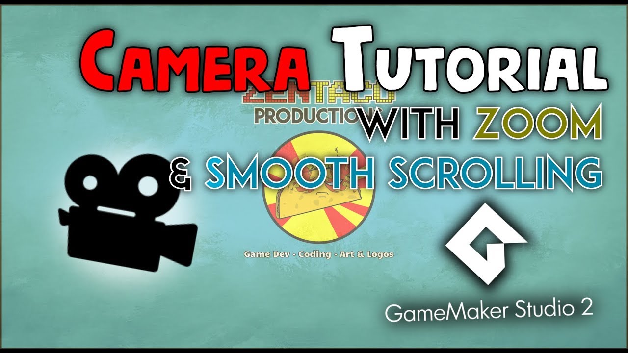 GameMaker 2 Camera Scrolling Tutorial with Zoom
