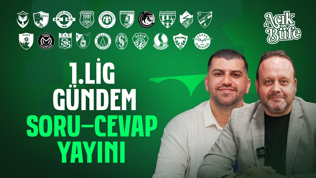 CANLI | 1. Lig Özel Soru-Cevap Yayını | Nazım Türknas, Serhat Hergüner