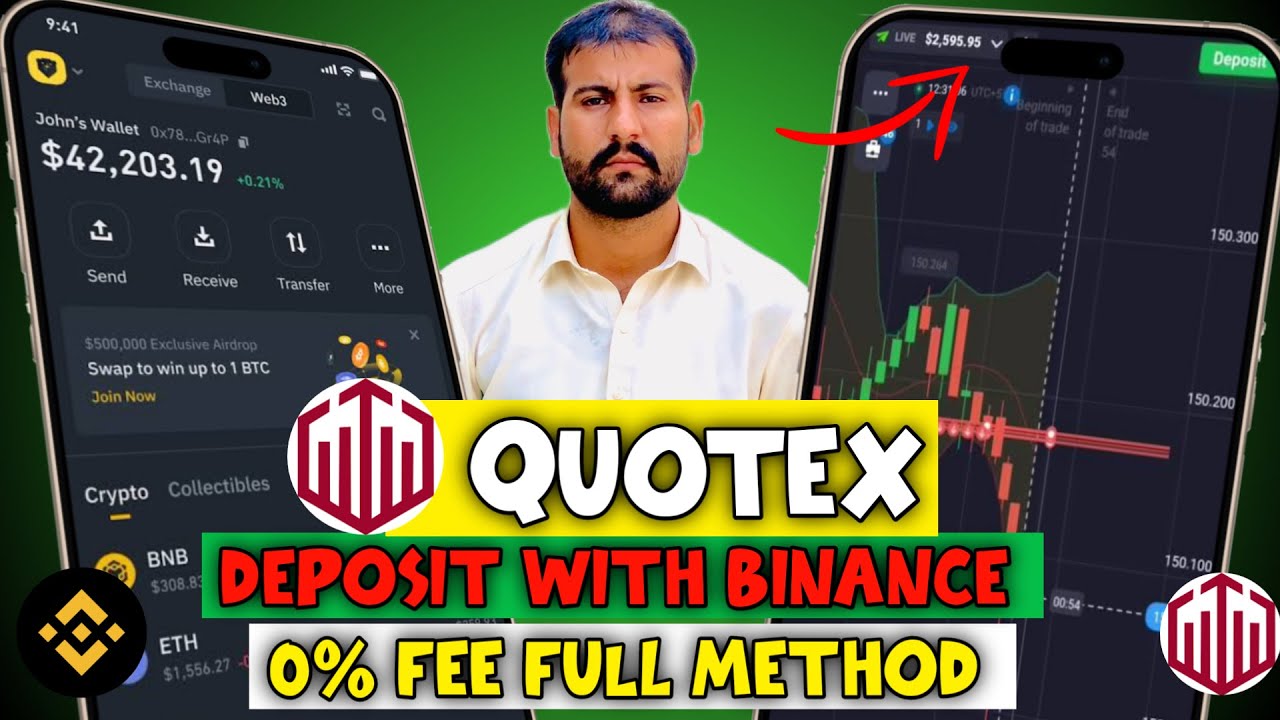 How to Deposit on Quotex through Binance || Quotex per deposit kaise karen