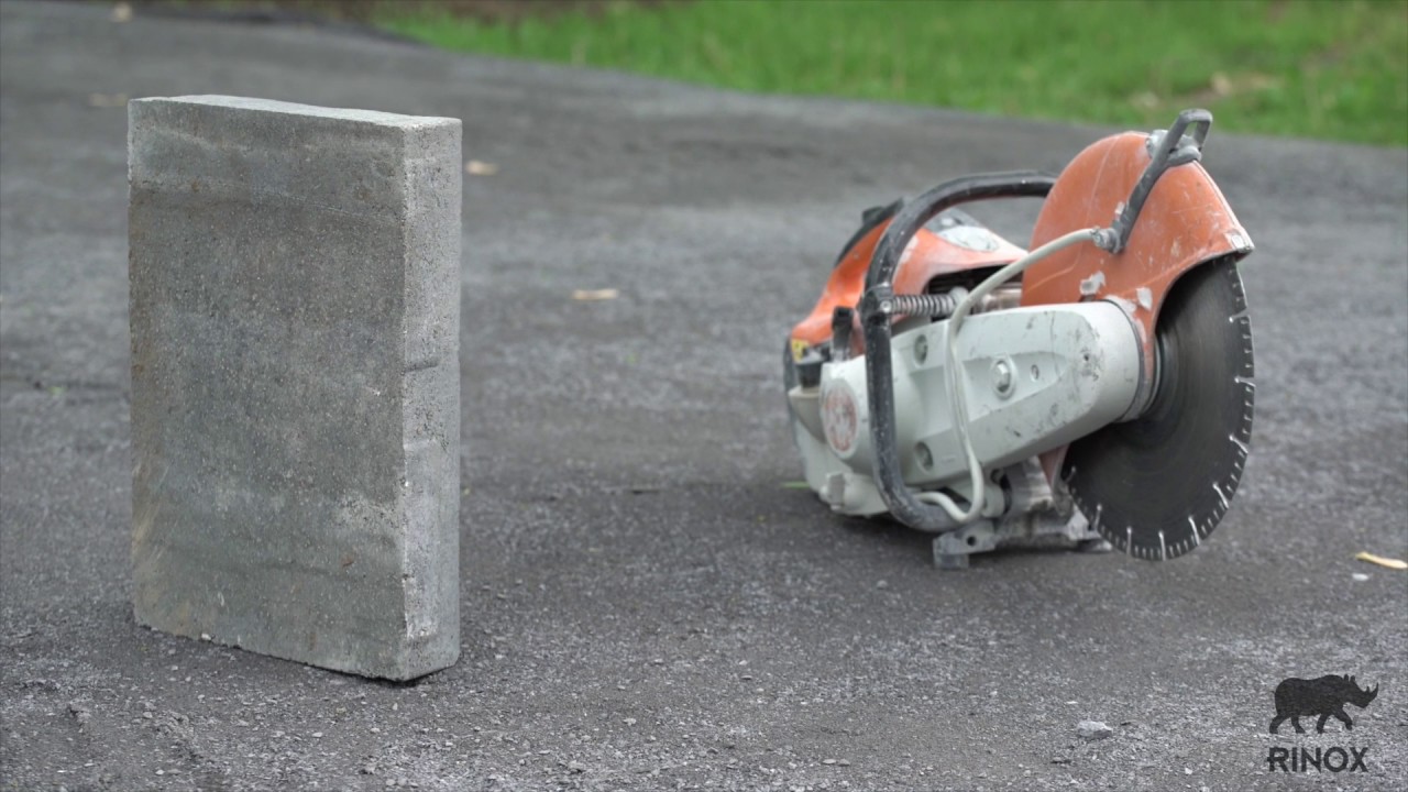 Les étapes d'installation d'un pavage de béton Rinox