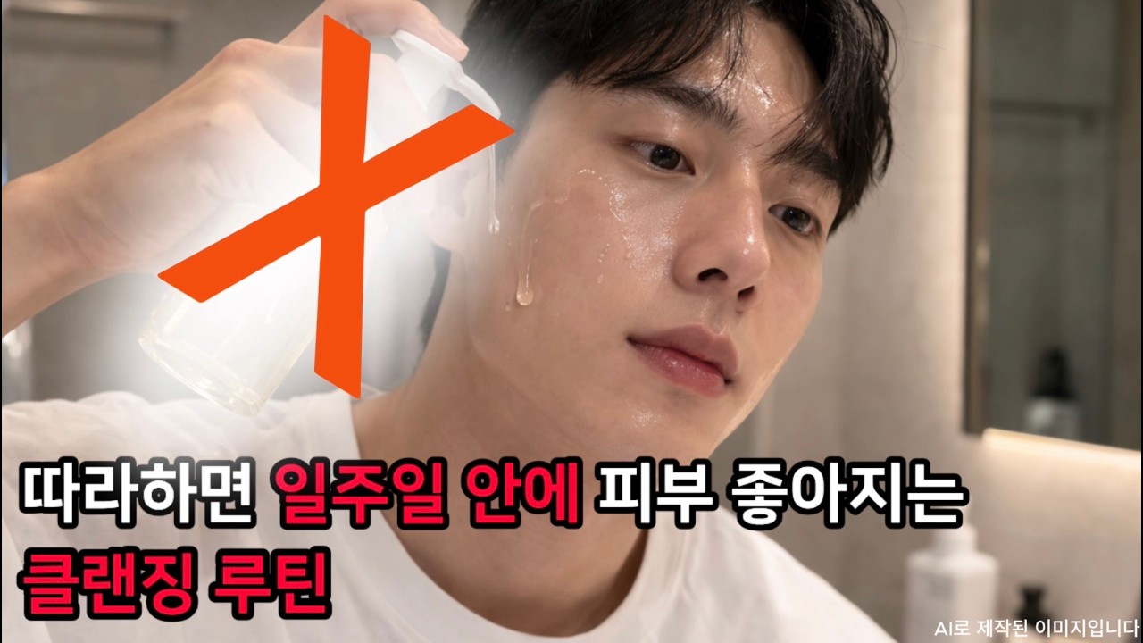 그렇게 씻으면 평생 여드름 납니다.