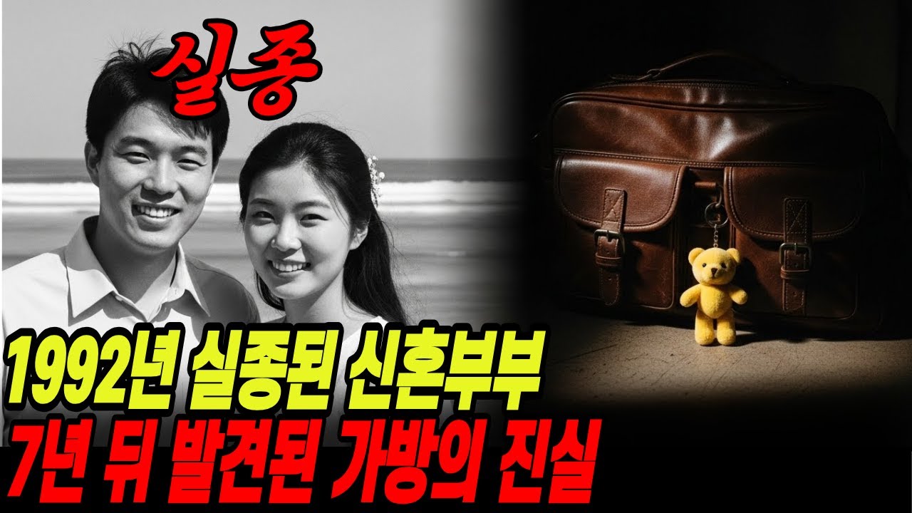 1992년, 강릉 해변에서 실종된 신혼부부… 7년 후 중고 사이트에서 올라온 가방의 충격적인 진실