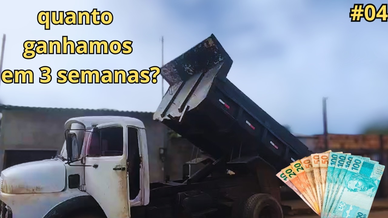 QUANTO GANHA UM CA&Ccedil;AMBEIRO COM CAMINH&Atilde;O ANTIGO? (Mostrei os ganhos e os gastos)