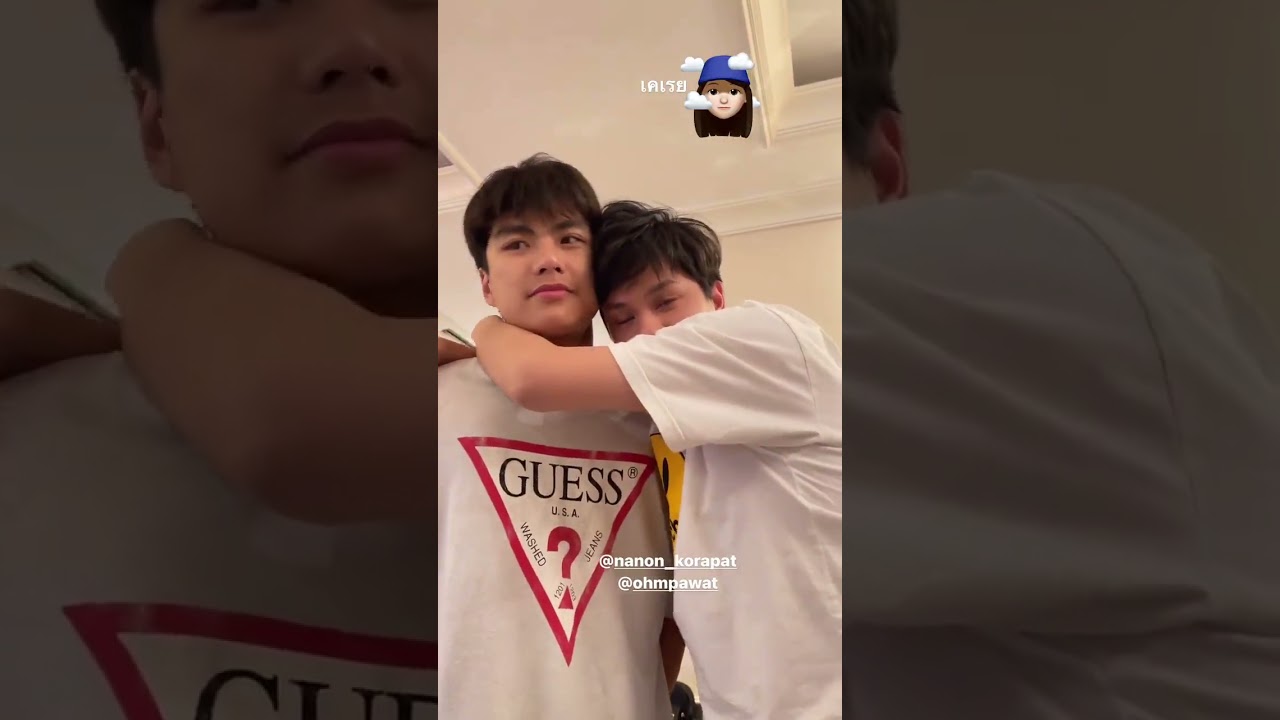 [Flirt Alert!!!] Nanon kissing Ohm #OhmNanon #OhmPawat #Nanon_Korapat #BadBuddySeries #Shorts