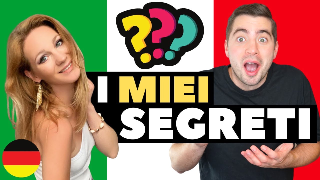 TEDESCA PARLA ITALIANO PERFETTAMENTE!!! Con @Paula Milano